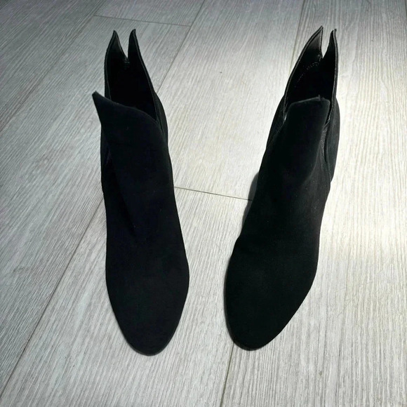 Kendall & Kylie Madison Stiletto Boots Booties Suede pointed Black 7 - Picture 11 of 12